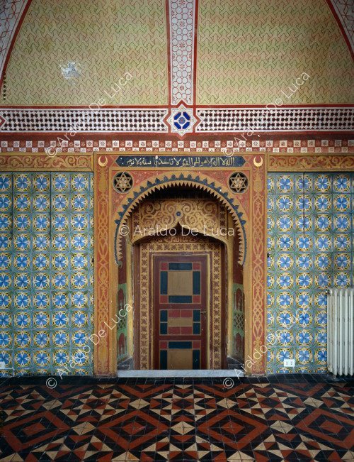 Sala turca, una pared