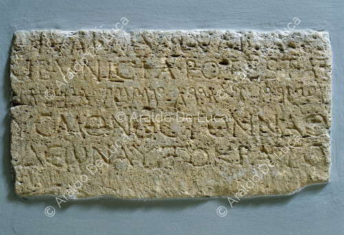 Iscrizione a caratteri neopunici