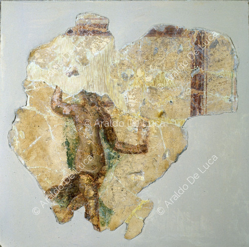 Fragmento de fresco con ninfa