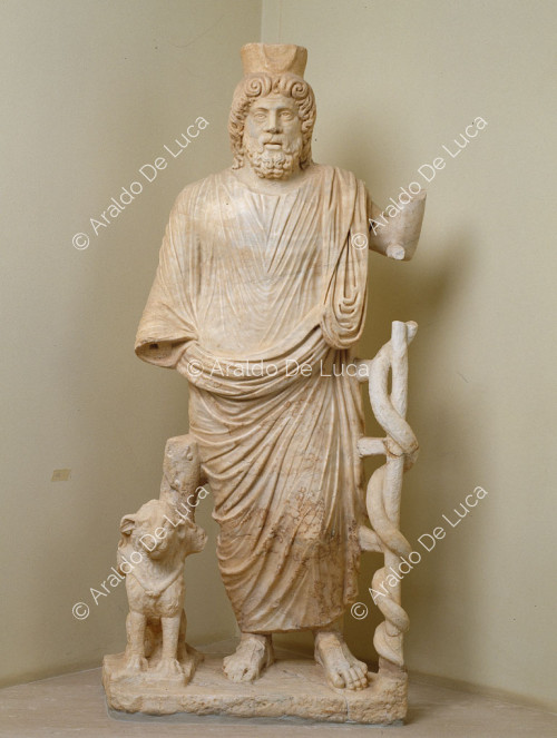 Statue de Sérapis-Asclépios