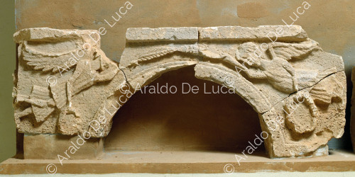 Fragment of arch with frieze