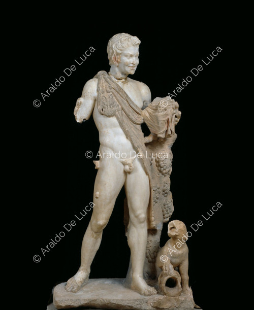 Satyr mit Kleinkind Dionysos