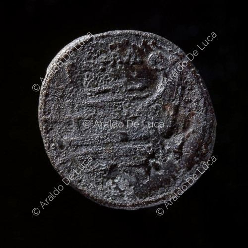 Prora of a ship, Roman Republican coin from the Prora series