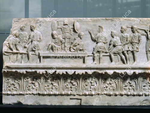 Tempio di Apollo Sosiano: fregio