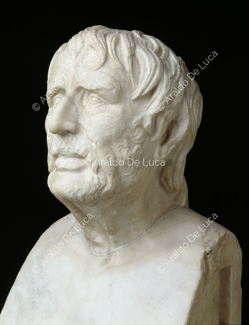 Bust portrait of poet pseudo-Seneca