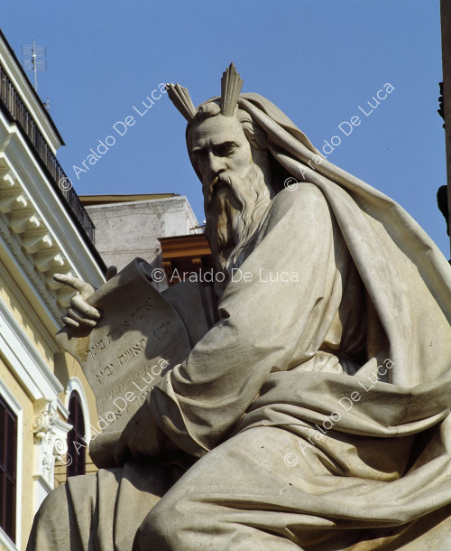 Statue des Moses, Detail