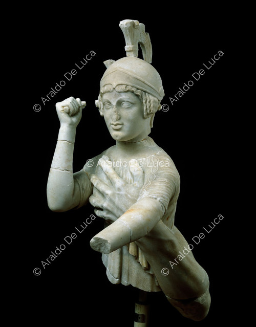 Il braccio destro di Diomede con la statua di Palladio