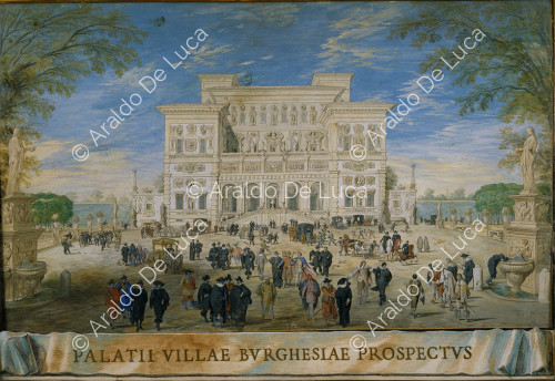 Aussicht auf die Villa Borghese