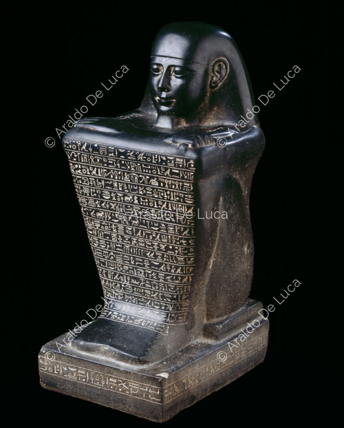 Cube statue of Ahmes, son of Pakharkhonsu