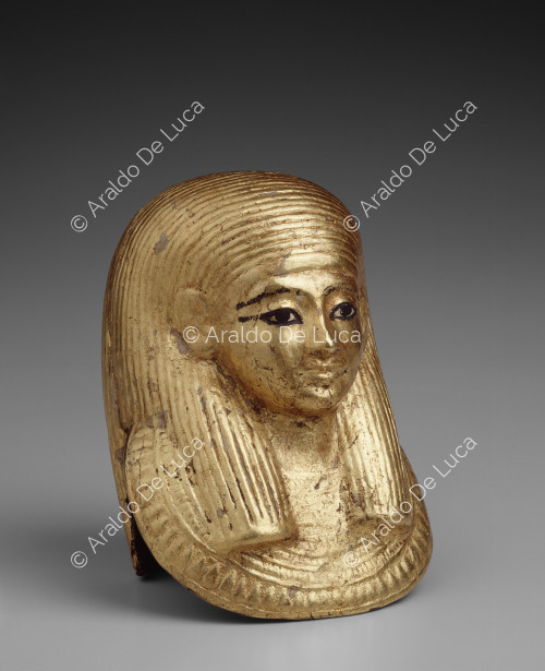 Funeral mask for mummy of foetus
