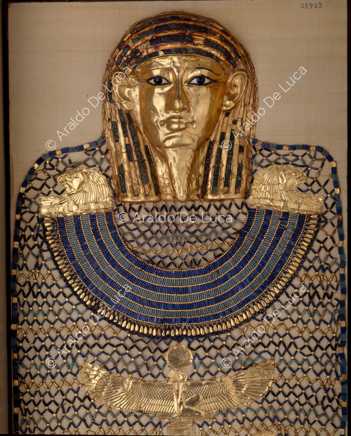 Bedeckung der Mumie von Heqaemsaf