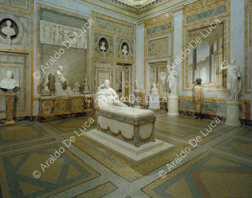 Veduta della sala I o Sala Paolina Borghese