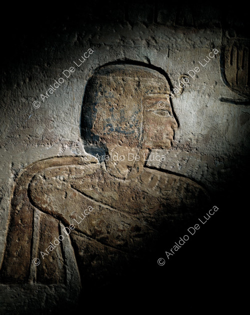 Templo de Ramsés II. La segunda sala decorada con escenas religiosas y ofrendas
