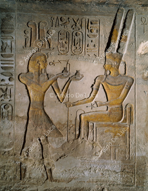 Ramsès II et Amon