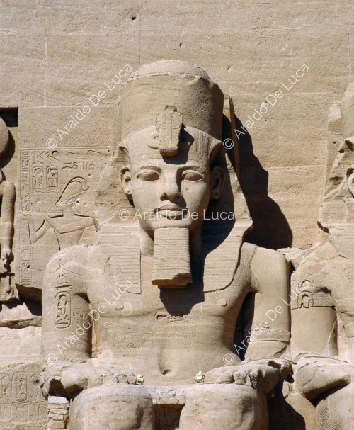 Facciata del Grande Tempio di Ramesse II ad Abu Simbel