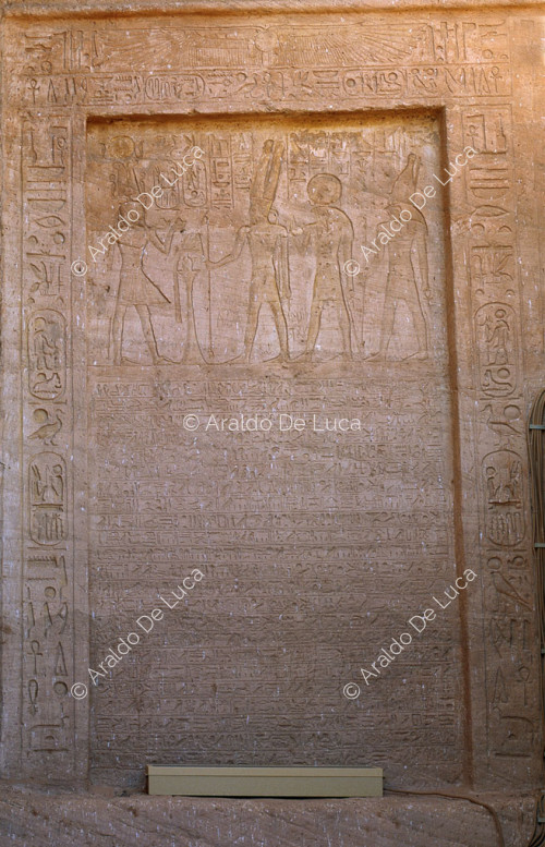 Stele mit Hymne an Ramses II.