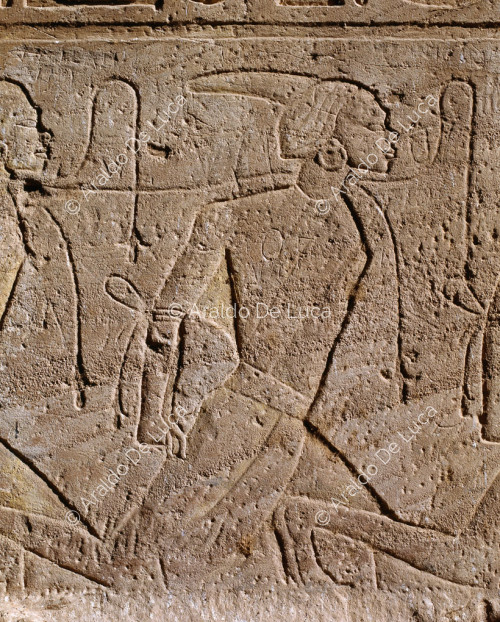 Templo de Abu Simbel: representación de enemigos