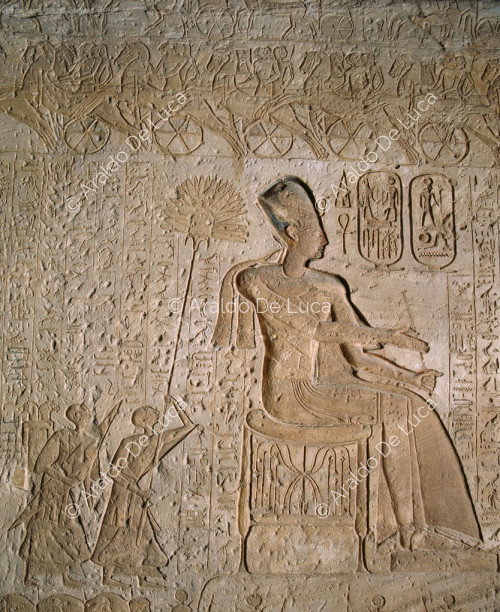 Battaglia di Qadesh: concilio di guerra con Ramesse II davanti ai suoi ufficiali