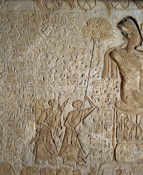 Schlacht von Qadesch: Kriegsrat mit Ramses II. vor seinen Offizieren