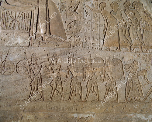 Bataille de Qadesh : la garde du corps de Ramsès II