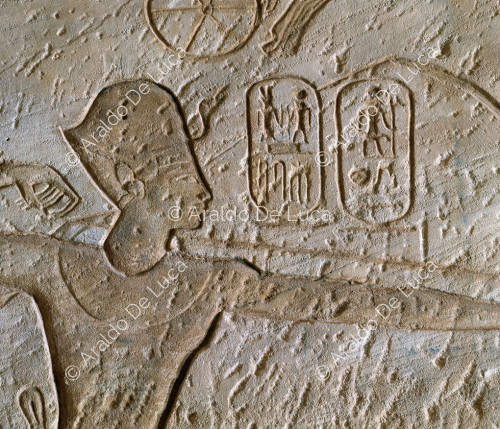 Schlacht von Qadesch. Ramses II. greift die Feinde an