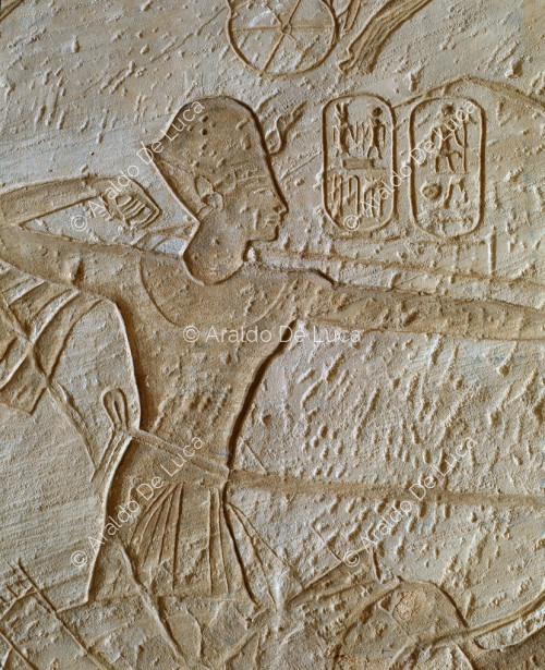 Batalla de Qadesh. Ramsés II ataca a los enemigos