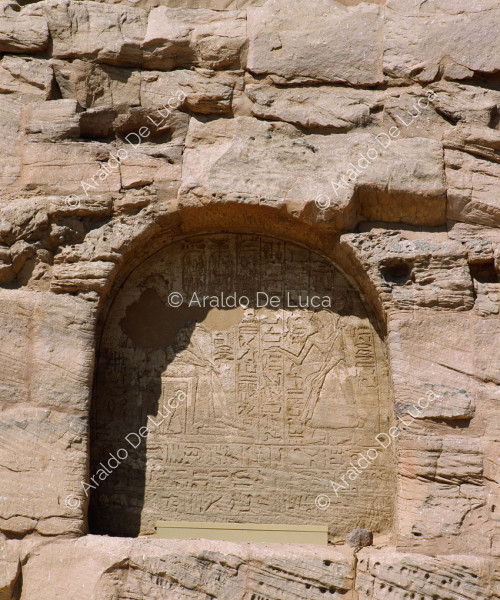 Pesiur-Felsenstele aus dem Großen Tempel von Abu Simbel