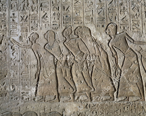 Bataille de Qadesh : conseil de guerre de Ramsès II avec les officiers