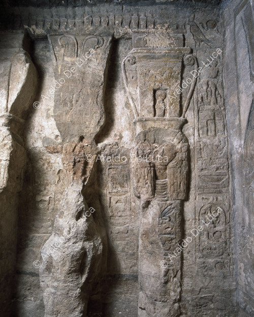 Tempio di Ramesse II. Decorazione parietale