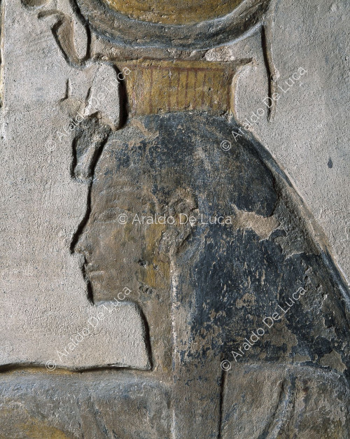 Isis (detail of Nefertari's coronation)