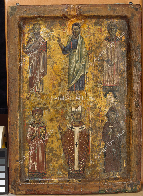 Icon with Saints