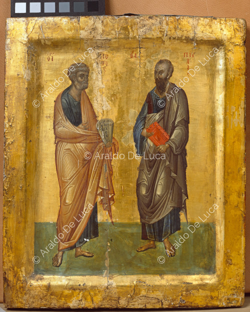 Ikone mit den heiligen Petrus und Paulus