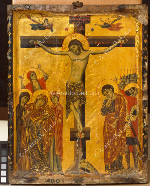 Icono con la Crucifixión