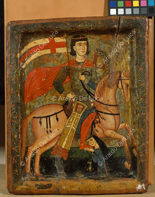 Icon with St. Sergius