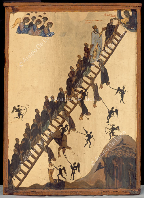 Icon with Heavenly Staircase