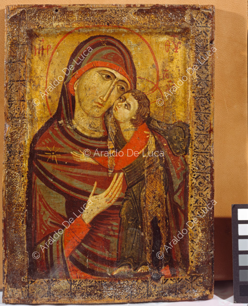 Icon with Madonna and Child