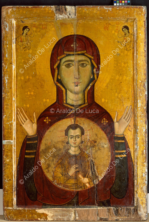 Icona con la Vergine Incoronata e il Bambino