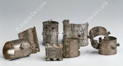 Bracciali in argento di provenienza berbera