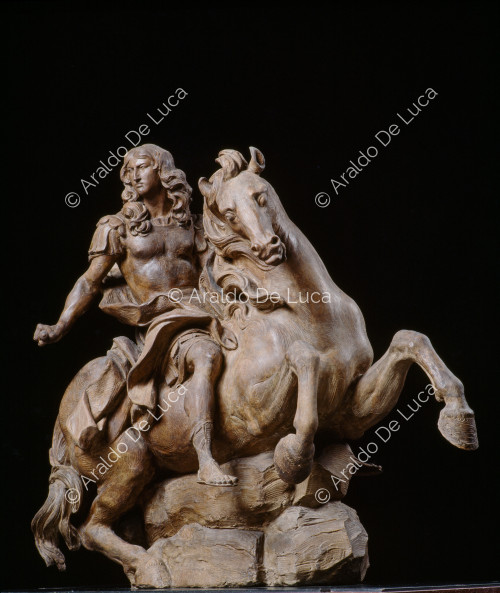 Esquisse de la statue équestre de Louis XIV