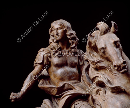 Boceto de la estatua ecuestre de Luis XIV