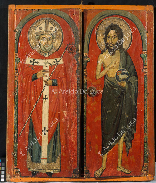 Triptych with St Nicholas and St John the Baptist