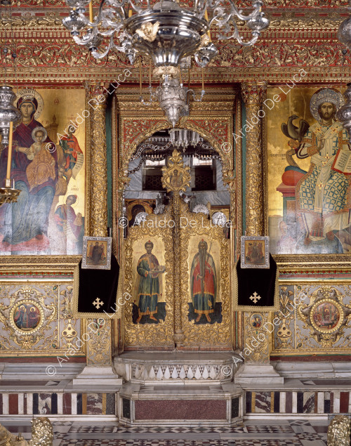 Iconostasio de la iglesia de Santa Catalina