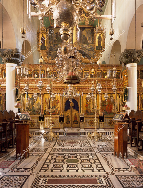 Vista interior de la iglesia de Santa Catalina