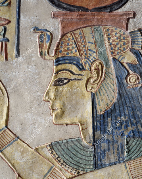 the goddess Isis. Detail