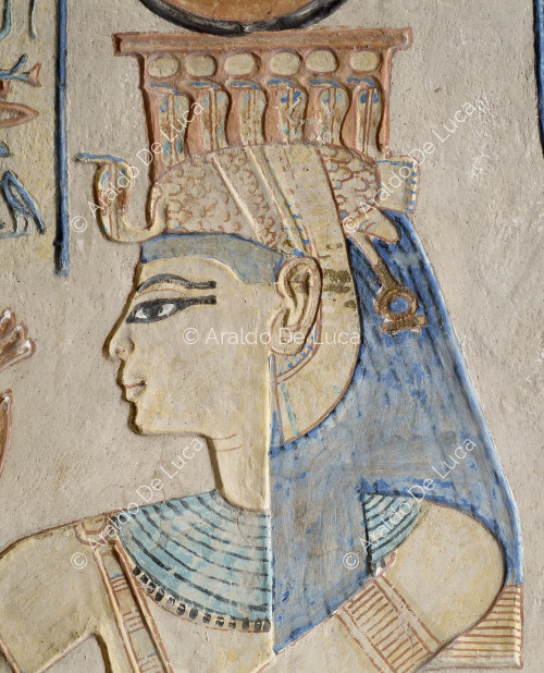 Goddess Isis. Detail