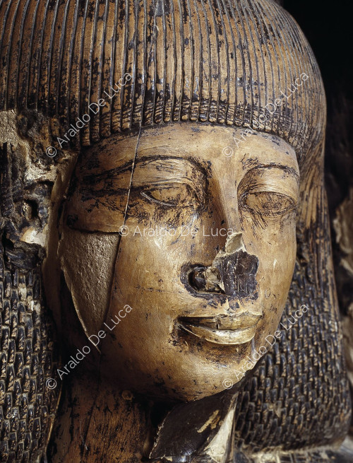 Male face (Khaemhat or Imhotep)