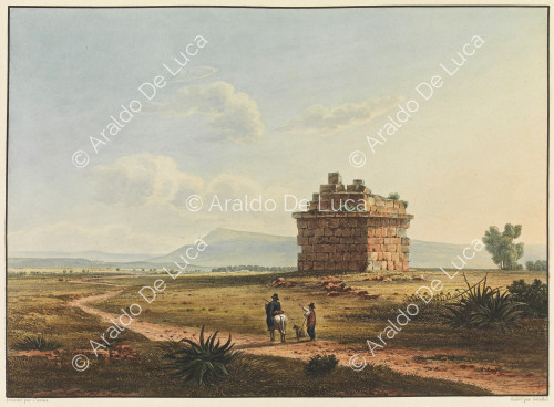 View of an ancient tomb near Syracuse - Picturesque journey in Sicily dedicated to her royal highness Madam the Duchess de Berry. Second volume