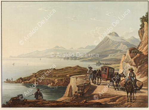 Vista de la Bahía de Términi - Viaje pintoresco en Sicilia dedicada a su altura real la Señora Duquesa de Berry. Segundo tomo