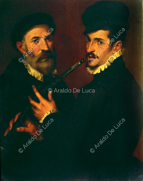 Double portrait of musicians