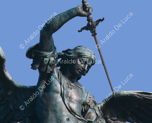 The archangel Michael. Detail